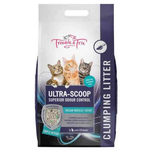 Trouble & Trix Ultrascoop Cat Litter 7L