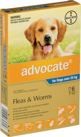 Advocate For X-Large Dogs 25KG+ 6 Pack