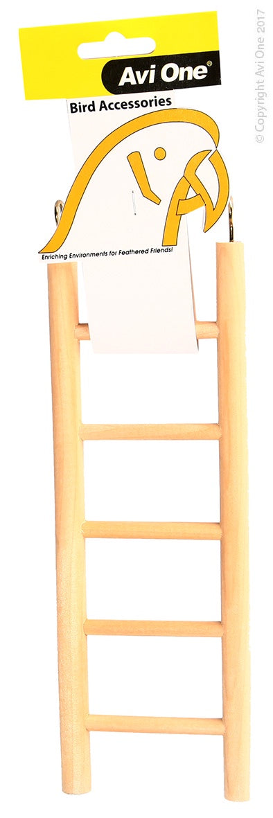Avi One Wooden Ladder 5 Rung
