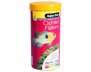 Aqua One Cichlid Flake 180G