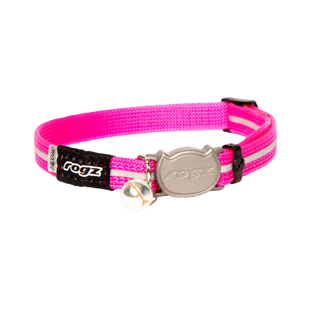 Rogz Alleycat Safeloc Collar Pink X-Small