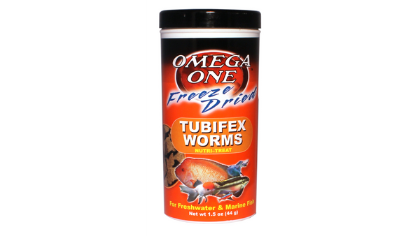 Omega One Freeze Dried Tubifex Worms 42G*