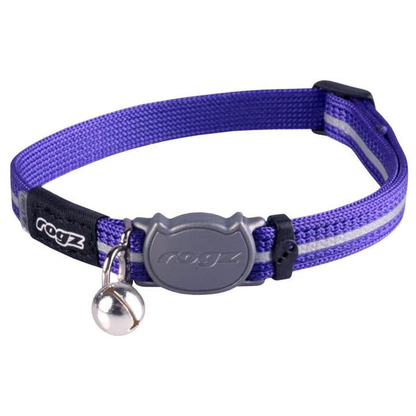 Rogz Alleycat Safeloc Collar Purple X-Small