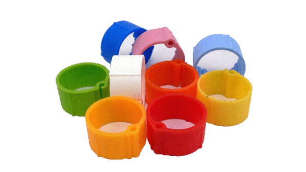 Poultry Plastic Click Leg Ring 16mm