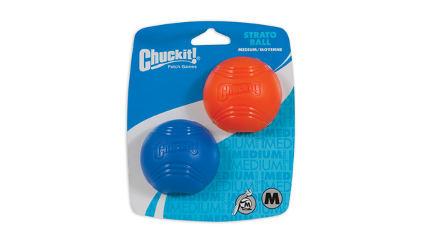 ChuckIt! Strato Hi-Bounce Ball Medium 2pk