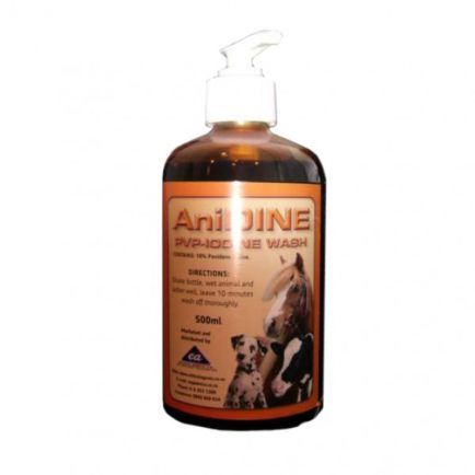 Anidine PVP Iodine Wash 500ml Pump