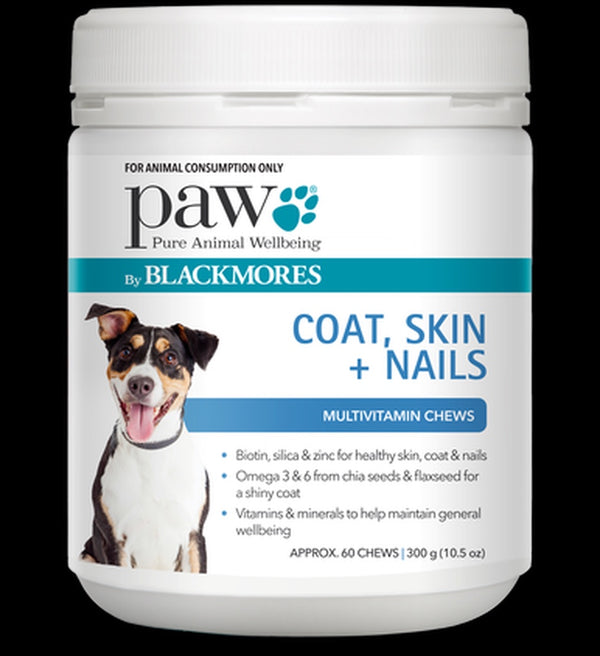 Paw Coat, Skin & Nail Multivitamin Chews 300G