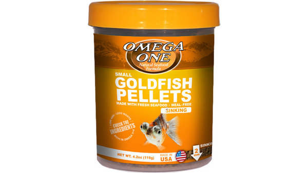 Omega One Goldfish Pellets Sinking Small 119G