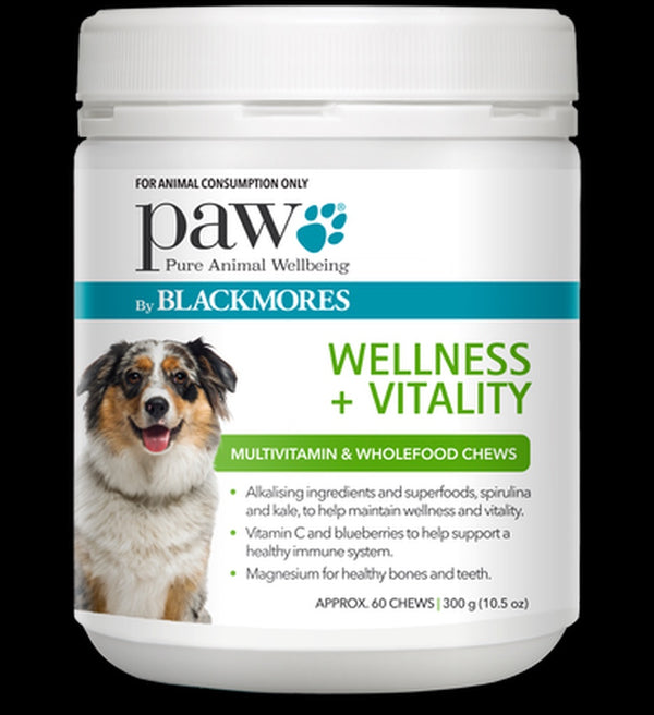 Paw Wellness & Vitality Multivitamin Chews 300G