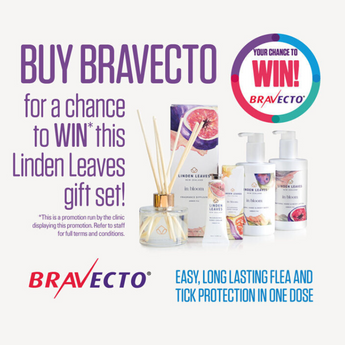 Purchase ANY Bravecto product this November to be in to win a Linden Leaves Giveaway!