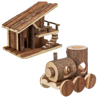 November Sale - Trixie small animal wooden toys/wooden bridges 20% Off