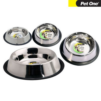 January Sale - 20% Off Pet One Stainless Steel Bowls