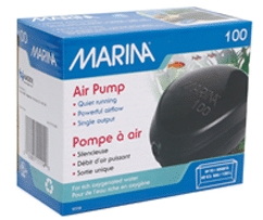 Air Pump Marina 100 Single Outlet Suitable For 75-150 Ltr Aquariums