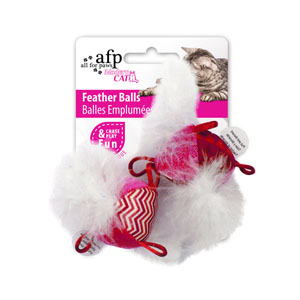 AFP Modern Cat Feather Balls With Sound