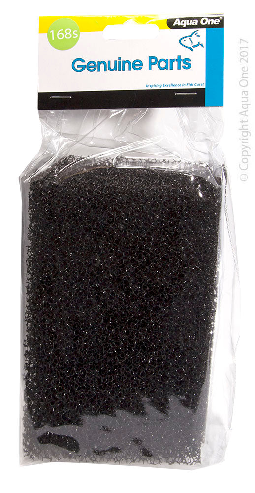 Aqua One Black Filter Sponge Lifestyle 127/157 3 Pack (168s)