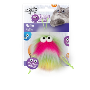 AFP Furry Ball Cat Fluffer - Pink