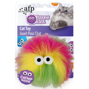 AFP Furry Ball Cat Fluffy Ball - Pink