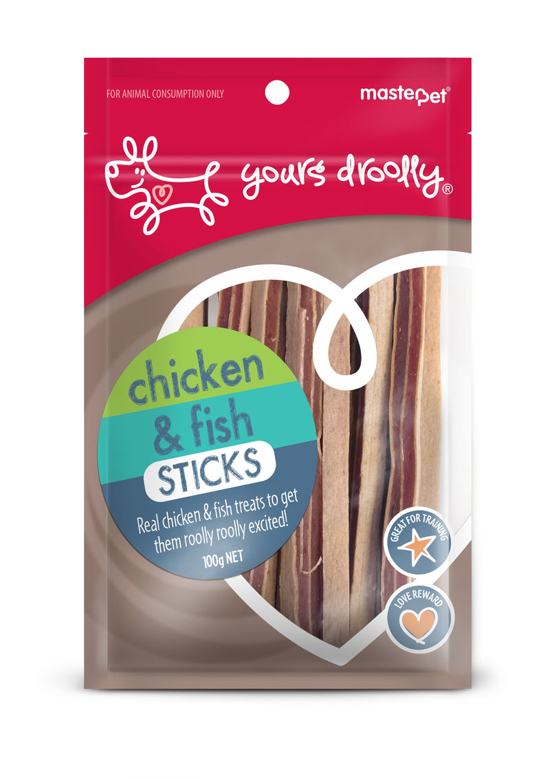 Yours Droolly Chicken & Fish Sticks 100G