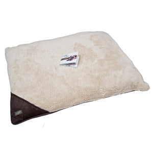 AFP Lambswool Pillow Bed Brown Medium