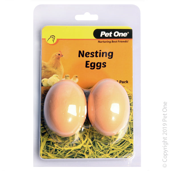 Pet One Nesting Eggs 2 Pack