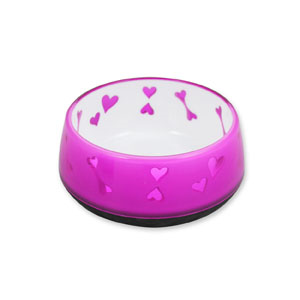 AFP Dog Love Bowl Pink S