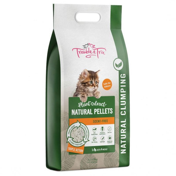 Trouble & Trix Natural Cat Litter 7L