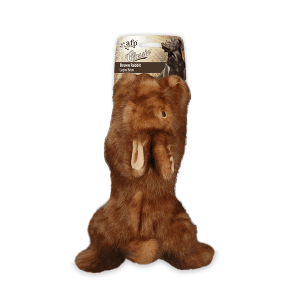 AFP Classic Brown Rabbit Dog Toy