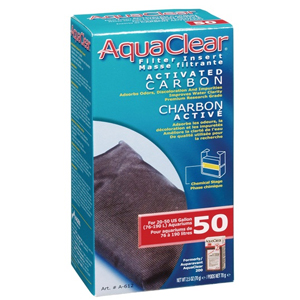 AquaClear 50/200 Activated Carbon Filter Insert 70gm