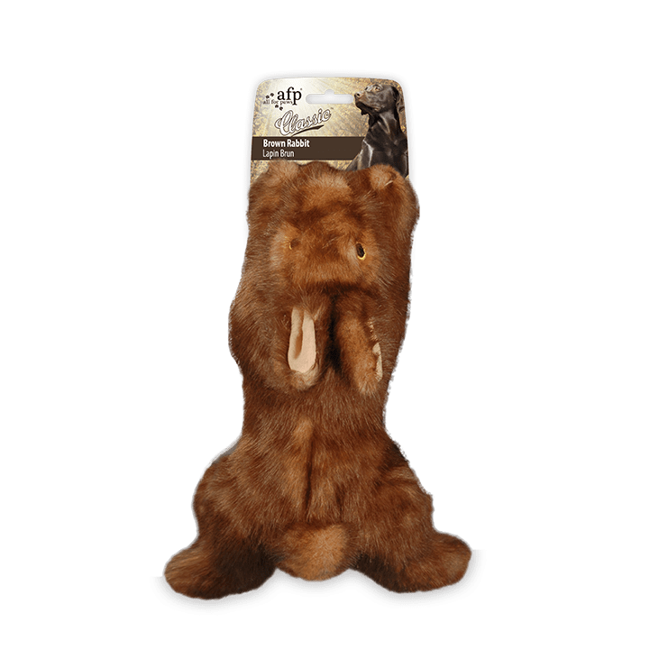 AFP Classic Brown Rabbit Dog Toy – Kiwi Petz