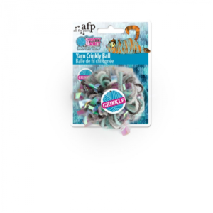 AFP Knotty Habit Cat Yarn Crinkly Ball - Cat Toys 