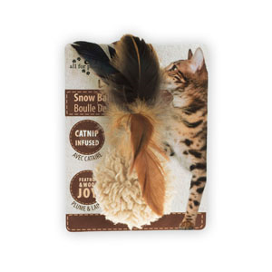 AFP Lambswool Snow Ball - Cat Toys 