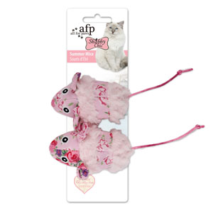 AFP Shabby Chic - Summer Mice (2 pack) - Cat Toys 
