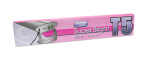 AZ Super Bright Double T5 60cm - 2 x 24w Silver