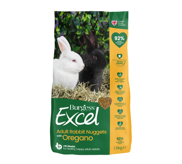 Burgess Excel Adult Rabbit with Oregano 1.5kg