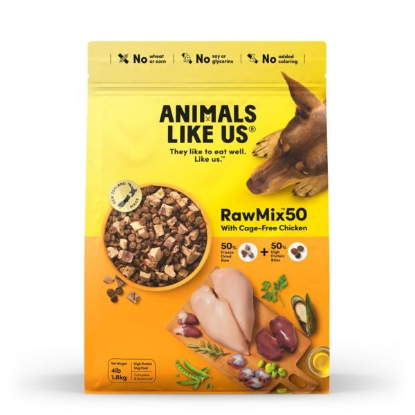 Animals Like Us RawMix50 with Cage-Free Chicken Dog Food - Dog Food 