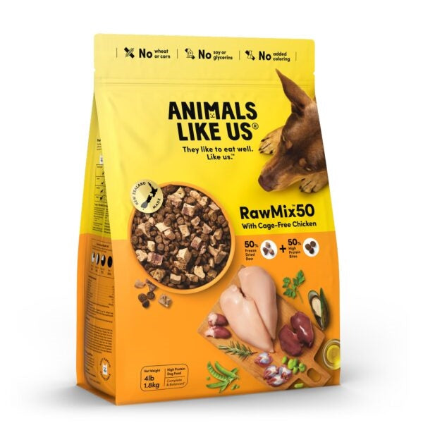 Animals Like Us RawMix50 with Cage-Free Chicken Dog Food - Dog Food 