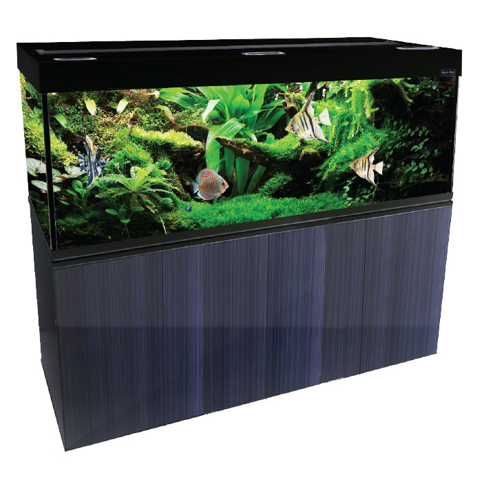 Aqua One Brilliance 180 Aquarium Set Black 580L - Fish Tanks & Cabinets 