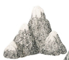 Aqua One Ornament Snow Topped Mountains - Fish Tank Decorations 