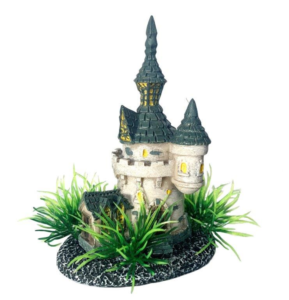 AquaWorld Small House White - Fish Tank Decorations 