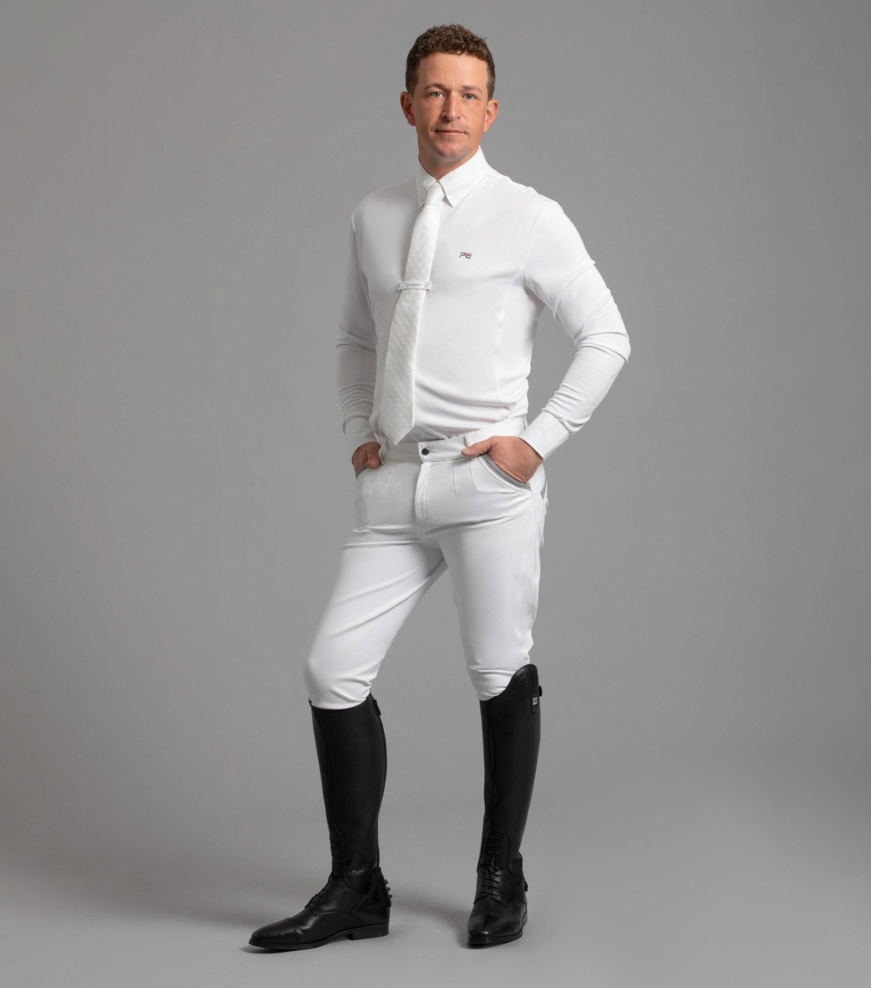 Premier Equine Barusso Men's Gel Knee Competition Breeches