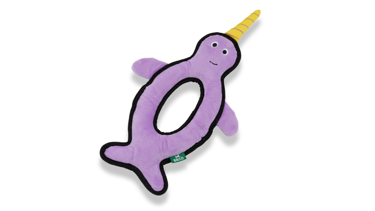 Beco Nelly the Narwhal Medium - Dog Toys 