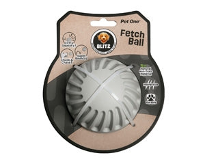 Blitz Dog Toy Rubber Fetch Ball - Dog Toys - Medium-Large