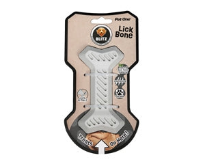 Blitz Dog Toy Rubber Lick Bone - Dog Toys - Medium-Large