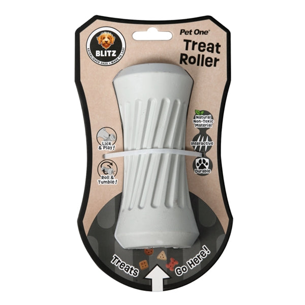 Blitz Dog Toy Rubber Treat Roller - Dog Toys - Medium-Large