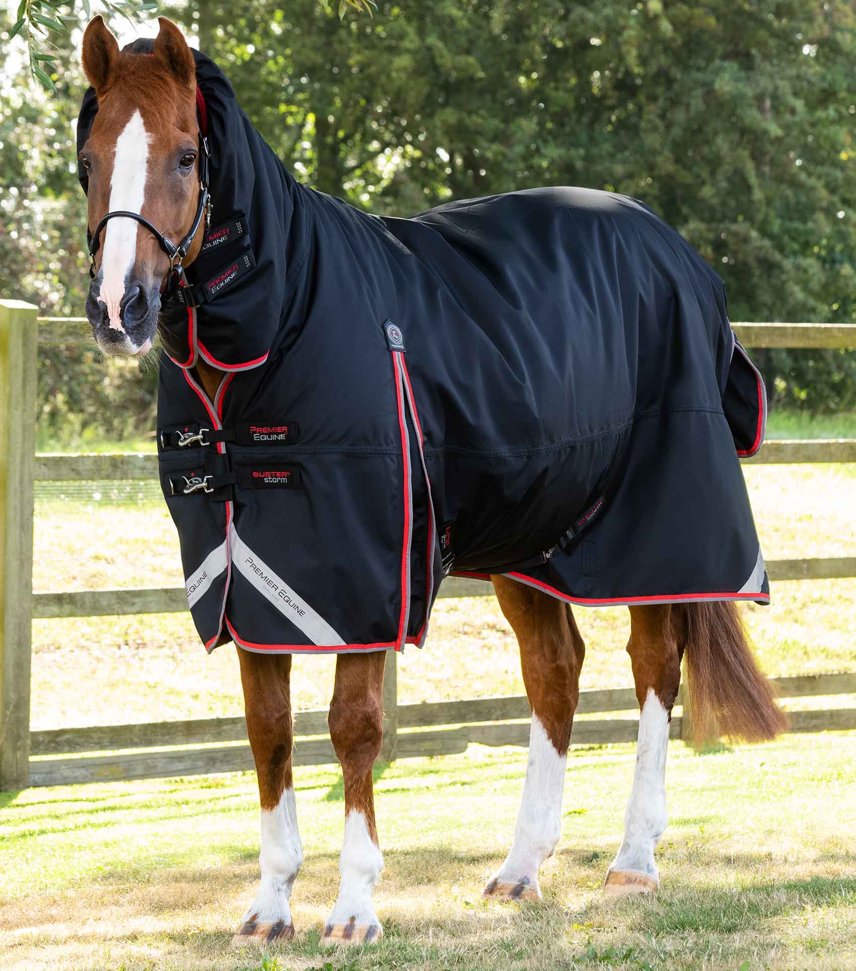 Premier Equine Buster Storm 400g Combo Turnout Rug with Snug-Fit Neck