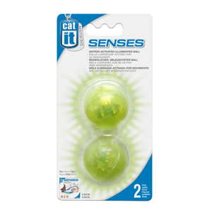 Catit Design Senses Flashing Ball Twin Pack - Cat Toys 