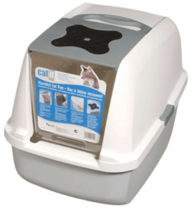 Catit Hooded Litter Pan - Cat Clean Up 