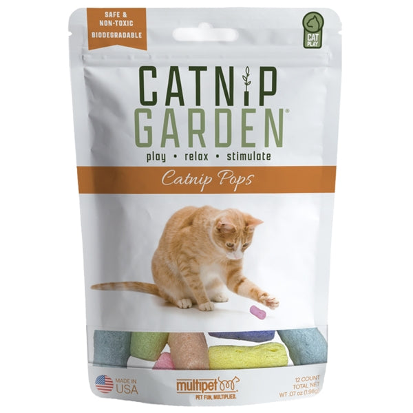 Catnip Garden Pops 12 Pack - Cat Toys 