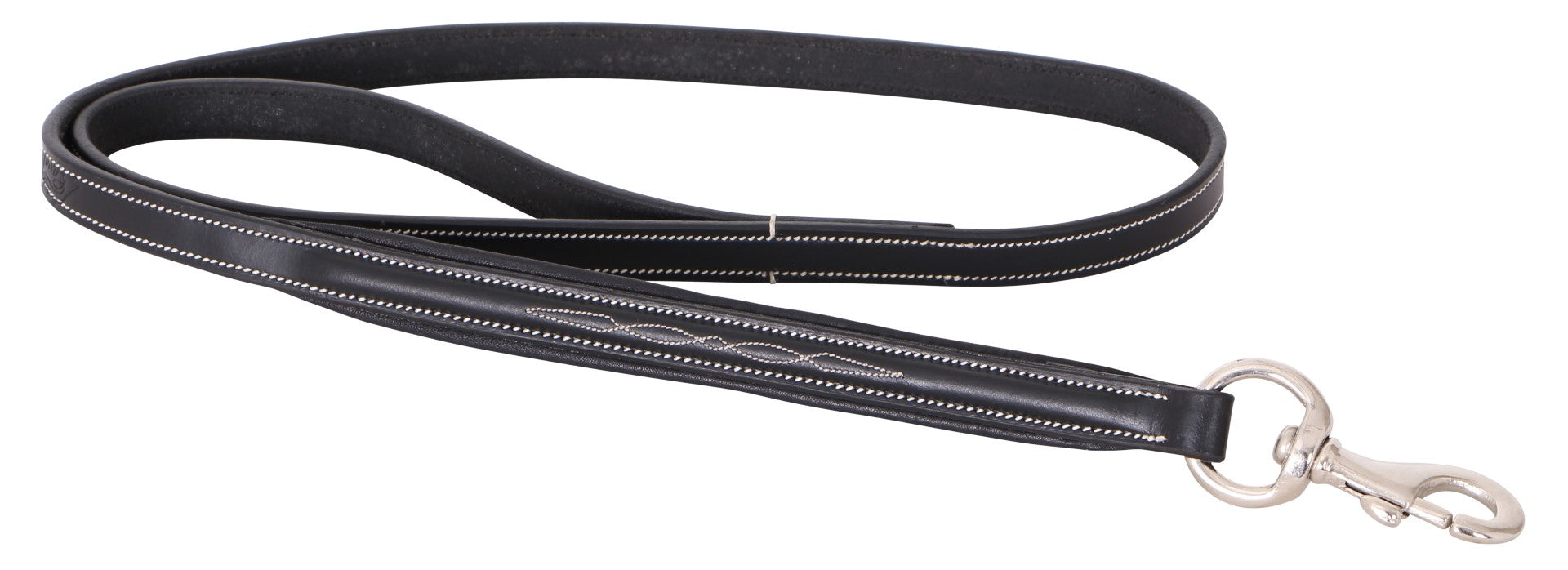Cavallino Leather Raised Stitched Dog Lead - Dog Collars, Leashes & Harnesses 