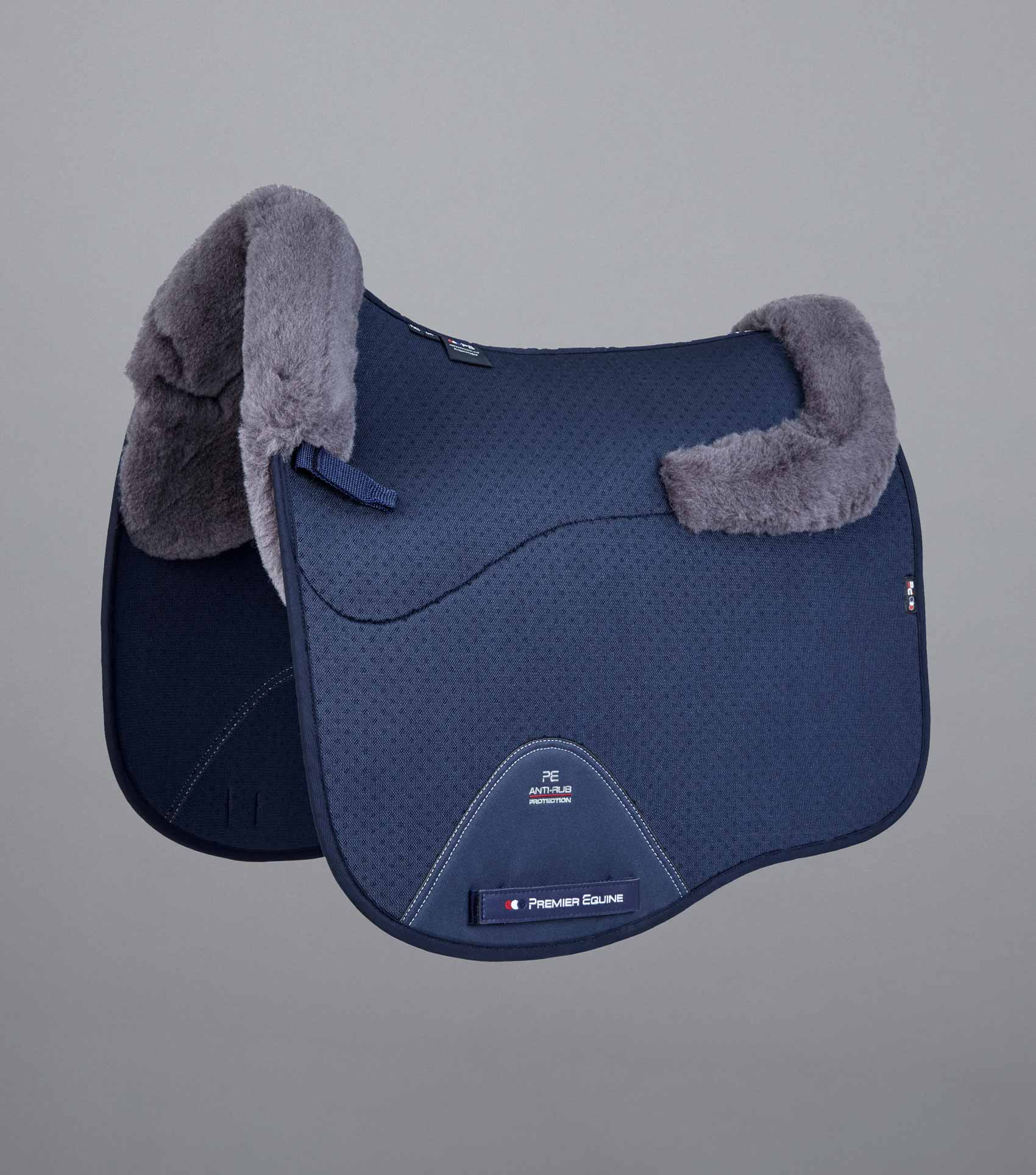 Premier Equine Close Contact Airtechnology Shockproof Wool Saddle Pad - Dressage Square